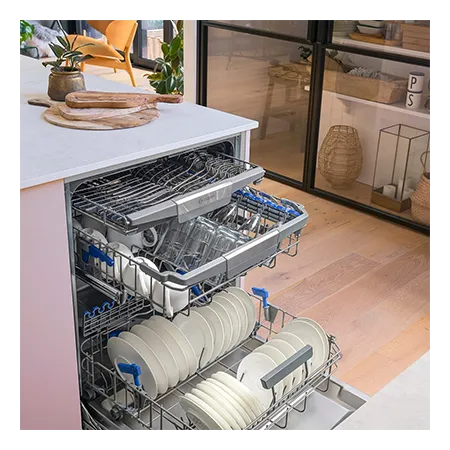 Caple DI655 60 cm fully Built In Dishwasher, Stainless steel