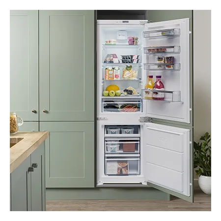 Caple RI7308 Built In 70/30 Frost Free fridge freezer, Sliding Hinge