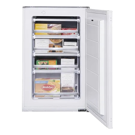Caple RIF893 88 cm Built In Manual Defrost Freezer, Sliding Hinge