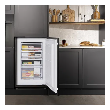 Caple RIF893 88 cm Built In Manual Defrost Freezer, Sliding Hinge