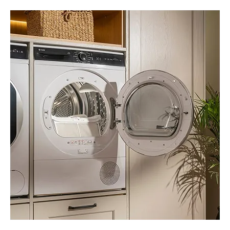 Caple TDF1100 Freestanding 10kg Heat pump tumble dryer, White