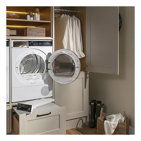 Caple TDF1100 Freestanding 10kg Heat pump tumble dryer, White