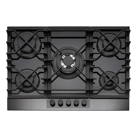 Caple C887G 70cm Built In Gas Hob, Black/Gunmetal