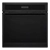 Caple C2601BS Built In Pyrolytic Electric Single Oven, Black Steel