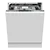Caple DI642 60 cm fully Built In Dishwasher, Stainless steel
