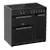 Creda C90RCCCBL 90cm 3 Cavity Electric Range Cooker with 5 Zone Ceramic Hob in Black