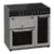 Creda C90RCCCS 90cm 3 Cavity  electric Ceramic Range Cooker with 5 Zone Ceramic Hob in Silver Colour