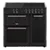 Creda C90RCCCBL 90cm 3 Cavity Electric Range Cooker with 5 Zone Ceramic Hob in Black