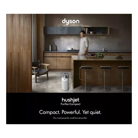 Dyson HJ10 Hush Jet Purifier - White/Silver