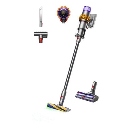Dyson V15DETABSOLUTE 60 Minutes Run Time - Yellow/Nickel
