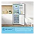 Fridgemaster MC55240DE 50/50 Non-Plumbed Freestanding Fridge Freezer - White