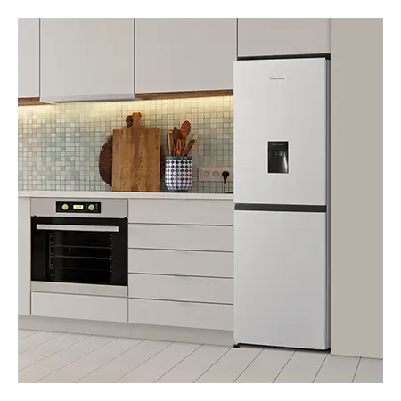 Fridgemaster MC55240DE 50/50 Non-Plumbed Freestanding Fridge Freezer - White