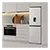 Fridgemaster MC55240DE 50/50 Non-Plumbed Freestanding Fridge Freezer - White