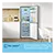 Fridgemaster MC55240ES 50/50 Freestanding Fridge Freezer - Silver