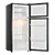 Fridgemaster MTM48120ES Freestanding 70/30 Fridge Freezer - Silver
