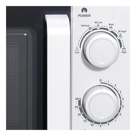 Haden 195678 Freestanding Single Microwave - White