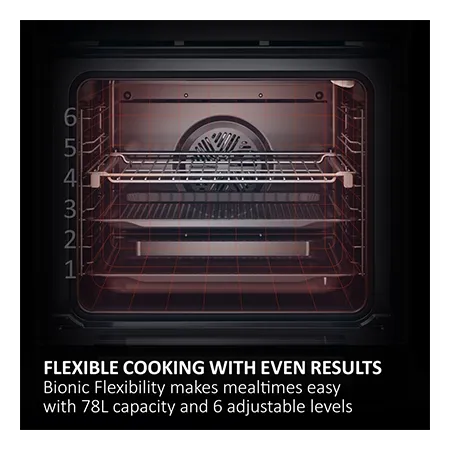 Haier H6ID25G3HTB2 Built-In Electric Single Oven - Black