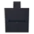 Haier HADG6CBS4BWIFI 60cm, Angled Glass Chimney, Black