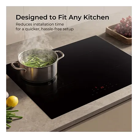 Haier HAIDFS64MCAR1 60cm Induction Hob - Black Glass