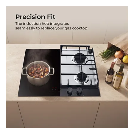 Haier HAIDFS64MCAR1 60cm Induction Hob - Black Glass