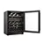 Haier HAKWBD60UK Built in 60cm Dual Zone Wine Cooler - Black