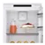 Haier HAMS518EWK Integrated Upright Fridge - Sliding Door Fixing Kit - White