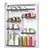 Haier HBW5719EK 70cm Wide 193cm Integrated 70/30 Frost Free Fridge Freezer
