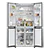 Haier HCR3818ENMM 83.3cm Total No Frost Fridge Freezer