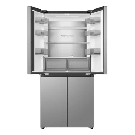 Haier HCR58S18DNMM 60/40 Total No Frost Fridge Freezer - Inox