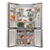 Haier HCR59F19ENMM 90.8cm 60/40 American Fridge Freezer