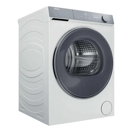 Haier HD90-C367U1-UK Freestanding 9kg Heat Pump Tumble Dryer, White