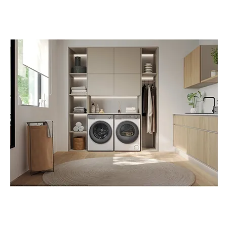 Haier HD90-C367U1-UK Freestanding 9kg Heat Pump Tumble Dryer, White