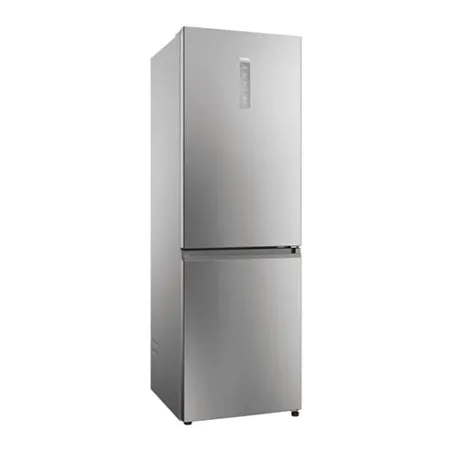 Haier HDPR3618DNPK 355L Total No Frost Fridge Freezer - Stainless Steel