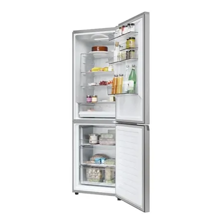 Haier HDPR3618DNPK 355L Total No Frost Fridge Freezer - Stainless Steel