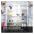 Haier HSR3918EWPG Side By Side Fridge Freezer Non plumbed in Platinum Inox
