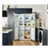 Haier HSR3918EWPG Side By Side Fridge Freezer Non plumbed in Platinum Inox
