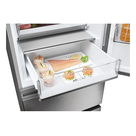 Haier HTW5618EWMG 60/40 Fridge Freezer - Silver