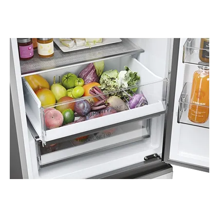 Haier HTW5618EWMG 60/40 Fridge Freezer - Silver