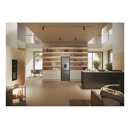 Haier HTW5618EWMG 60/40 Fridge Freezer - Silver