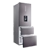 Haier HTW5618EWMP 59.5cm 3D Fridge Freezer  In  Dark Inox