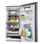 Haier HTW5618EWMP 59.5cm 3D Fridge Freezer  In  Dark Inox