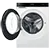 Haier HW120-BP14357UUK Freestanding 12kg ,1400rpm,WiFi Washing Machine, White