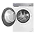 Haier HW90-B14367TU1UK 9kg, 1400rpm WiFi Washing Machine, White