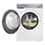 Haier HW90-B14367TU1UK 9kg, 1400rpm WiFi Washing Machine, White