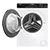 Haier HWD100B14959NUK 10+6kg, 1400rpm WiFi Washer Dryer, White
