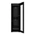 Haier HWS201GDFH1K 201 Bottle Dual Zone Wine Cooler - Black Glass