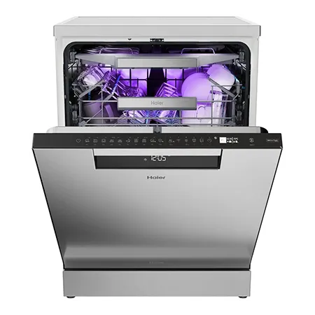 Haier XF6B2M3BX-80 Dishwasher - Silver - 16 Place Settings