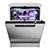 Haier XF6B2M3BX-80 Dishwasher - Silver - 16 Place Settings