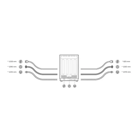 Haier XS4A4M4BB-80 Built In Dishwasher - 14 Place Settings