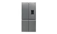 Haier HTF-520IP7 Haier HTF-520IP7 90.5cm Frost Free American Style Fridge Freezer - Platinum Inox 